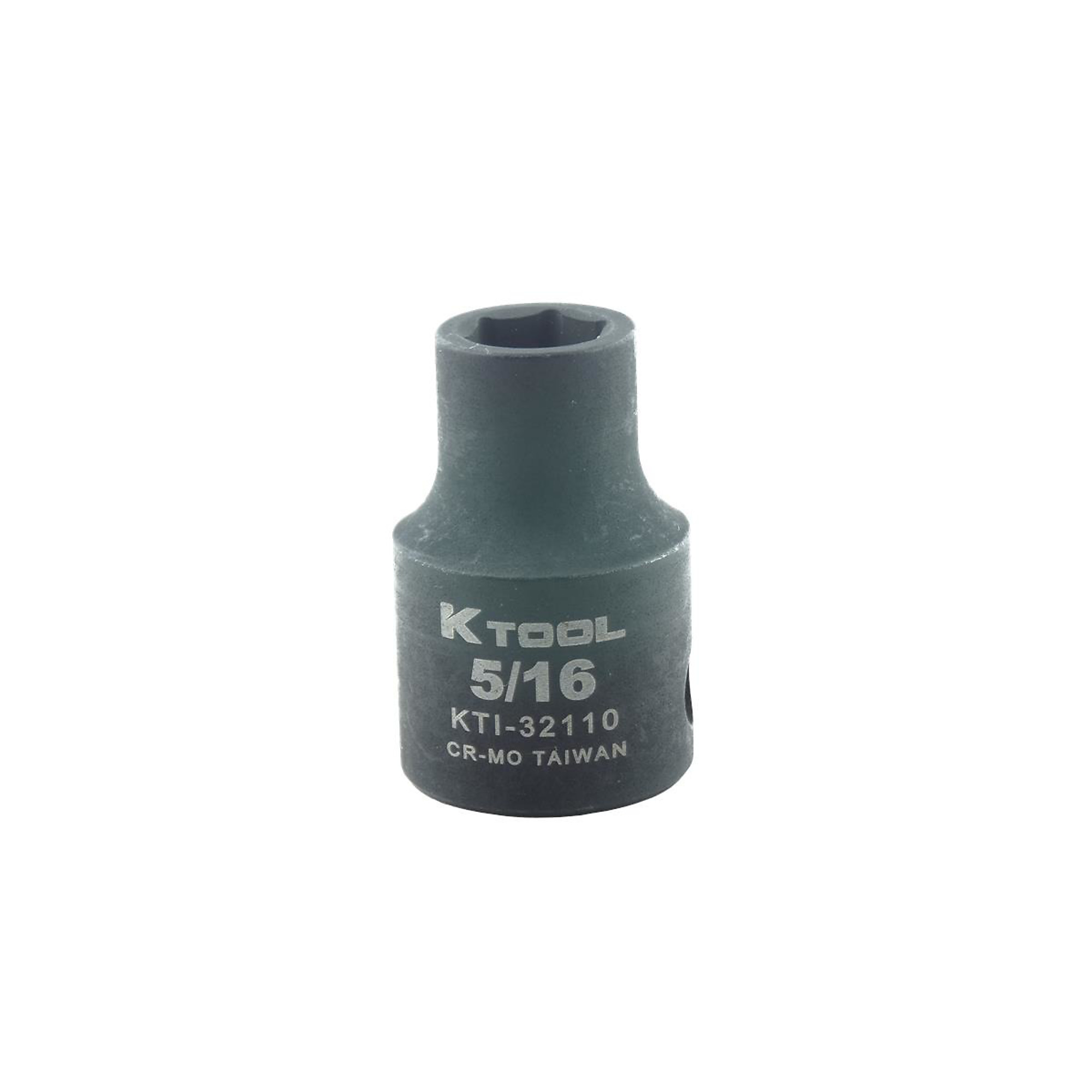 K Tool International Impact Socket — 3/8in. Drive, 5/16in., Chrome-Moly Steel, Model# KTI32110